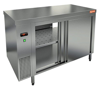 TS T 14 GN O (1400x700x850) тепловой стол-купе сквозной островной, HICOLD RUS